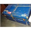 Image 1 : Blue metal steamer trunk