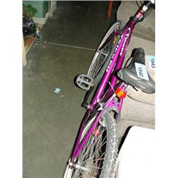 Triumph purple ladies mountain bike