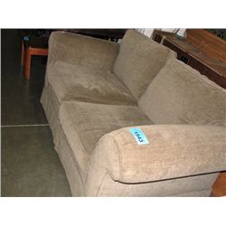 Grey contemporary loveseat