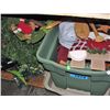 Image 1 : Shelf lot of assorted christmas decorations and