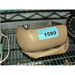 Vehicle head rest with DVD player input
