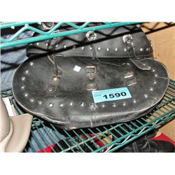 Pair of motorcycle saddle bags