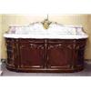 Image 1 : FRANCOIS LINKE, PARIS - An important antique French transitional period mahogany sideboard. The D-sh