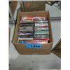 Image 1 : Box of music CDs and inspector gadget VHS