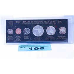 1967 Royal Canadian mint silver coin set