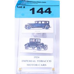 2 1924 imperial tobacco motor cars cigarette