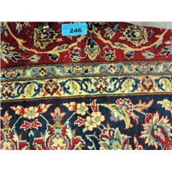 Approx 8F X 12F hand knotted persian area rug