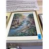 Image 1 : Framed Ranakin print "forest stream"