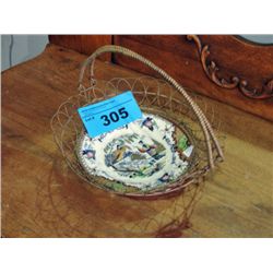 V&B timor oriental transfer plate with wire basket