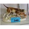 Image 1 : Large royal dux pointer hunting dogs centerpiece