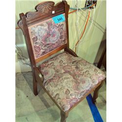Mahogany framed east lake side chair