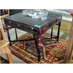 Square mahogany dressing room table