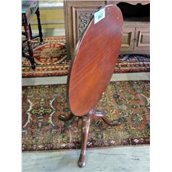 Victorian tilt top table magohany circa 1940