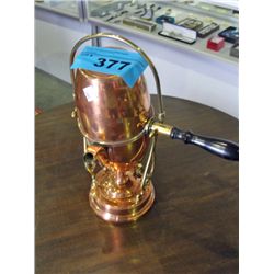 French made copper and brass hot chocolate/ coffee