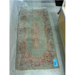 Approx 2F by 4F  hand knotted persian area rug