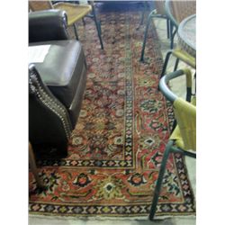 Approx 5F by 10F hand knotted persian area rug