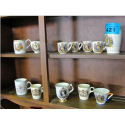 Collection of British royalty commemorative pieces