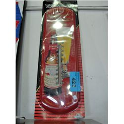 Nostalgic budweiser tin thermometer