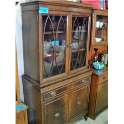 Mahogany china cabinet