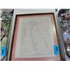 Image 1 : Framed old world meditteranian map