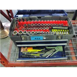 Mastercraft toolbox and contents