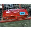 Image 1 : Red metal toolbox and contents