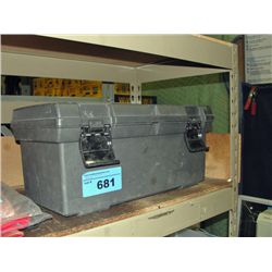 Rubbermaid toolbox and contents