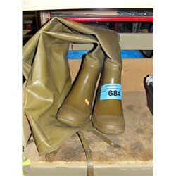 Pair of rubber hip weighters