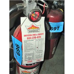 One fire extinguisher