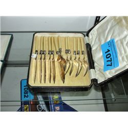 Vintage english fork and knife set