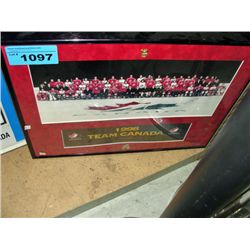 1998 team canada limited edition framed print