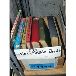 7 collectable vintage books