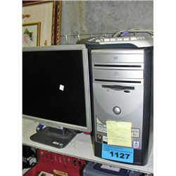 Emachines computer system with acer moniter,