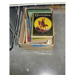 One box of assorted vintage hard cover books