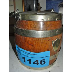 Vintage biscuit barrel
