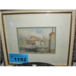 Framed original water color painting