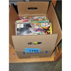 Box of vintage comics