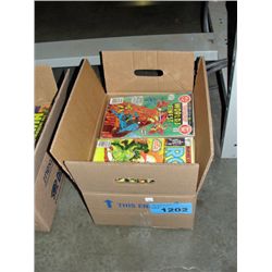 One box of collectors comics