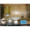 Image 1 : Shelf lot of assorted porcelain cups and saucers,