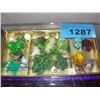 Image 1 : Box of assorted frog ornaments