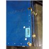 Image 1 : Blue metal storage trunk