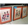 Image 1 : Group of 3 english guard prints