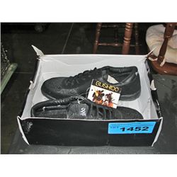 Pair of bushido black martial arts shoes