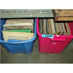 2 boxes of assorted vintage records