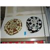 Image 1 : Set of 4 oil on canvas transfer prints - sea
