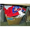 Image 1 : Box full of assorted sports jerseys