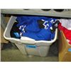 Image 1 : Box fulll of assorted sports jerseys
