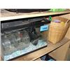 Image 1 : Fish aquarium with basket of accessories