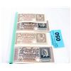 Image 1 : 4x WW2 Nazi German Reichsmark bills