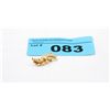 Image 1 : Gold plated with cubic zirconia and pearl pin